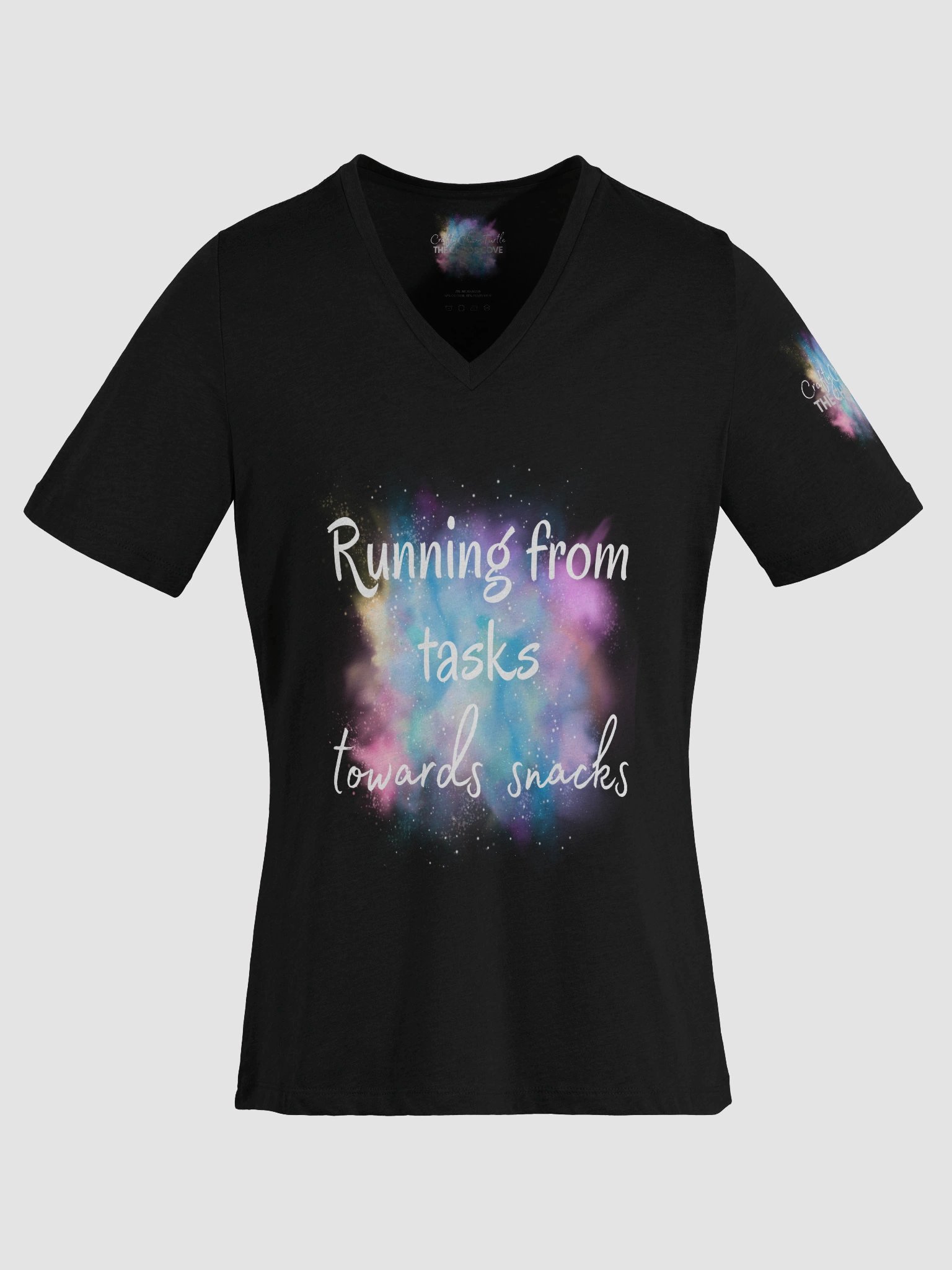Running from tasks V-Neck Tee product image (3)