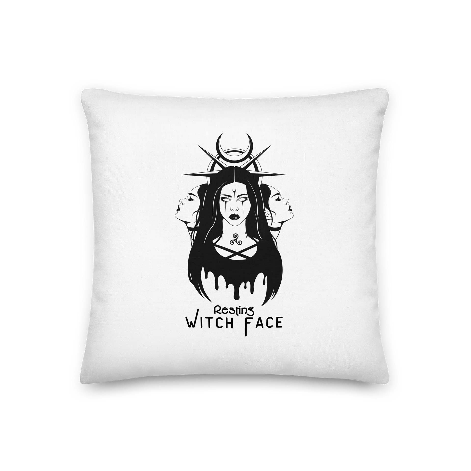 Resting Witch Face Pillow product image (1)