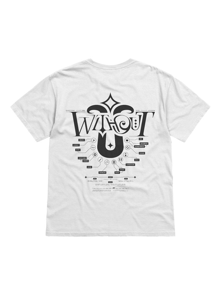 W/O U Black/White Shirt product image (2)
