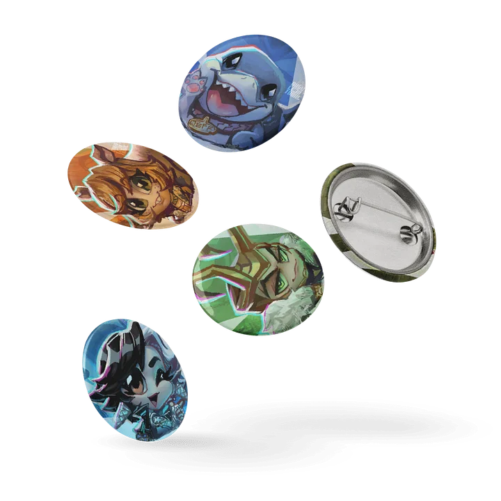 Chibi Rivals #2 Pin Button Collection product image (2)