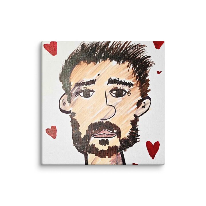 FRONCH PORTRAIT AIDEN ON CANVAS product image (1)