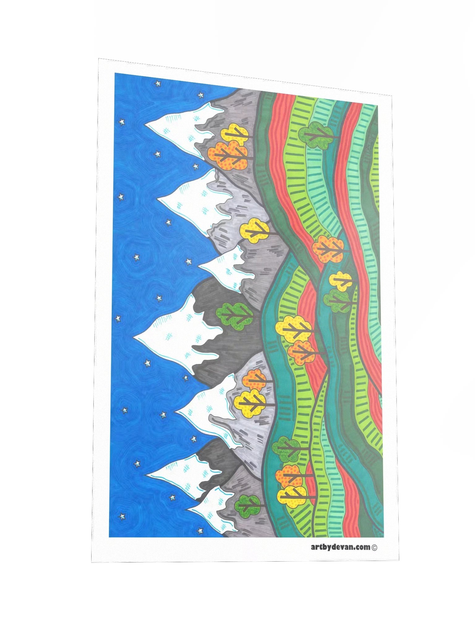 Art Print: Fall in the Mountains product image (2)