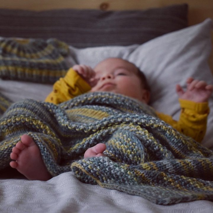 Tudor's Baby Blankie | Knitting Pattern Digital Download product image (1)