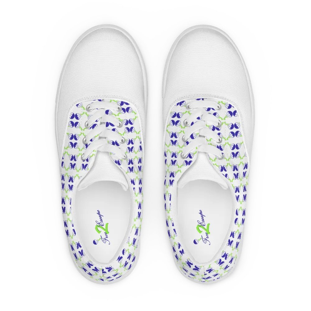 Women's Parachute Pattern Canvas Lace-Ups product image (2)