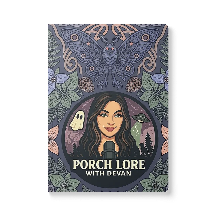 PORCH LORE DEVAN PERIWINKLE MOTH SOFTCOVER JOURNAL product image (1)