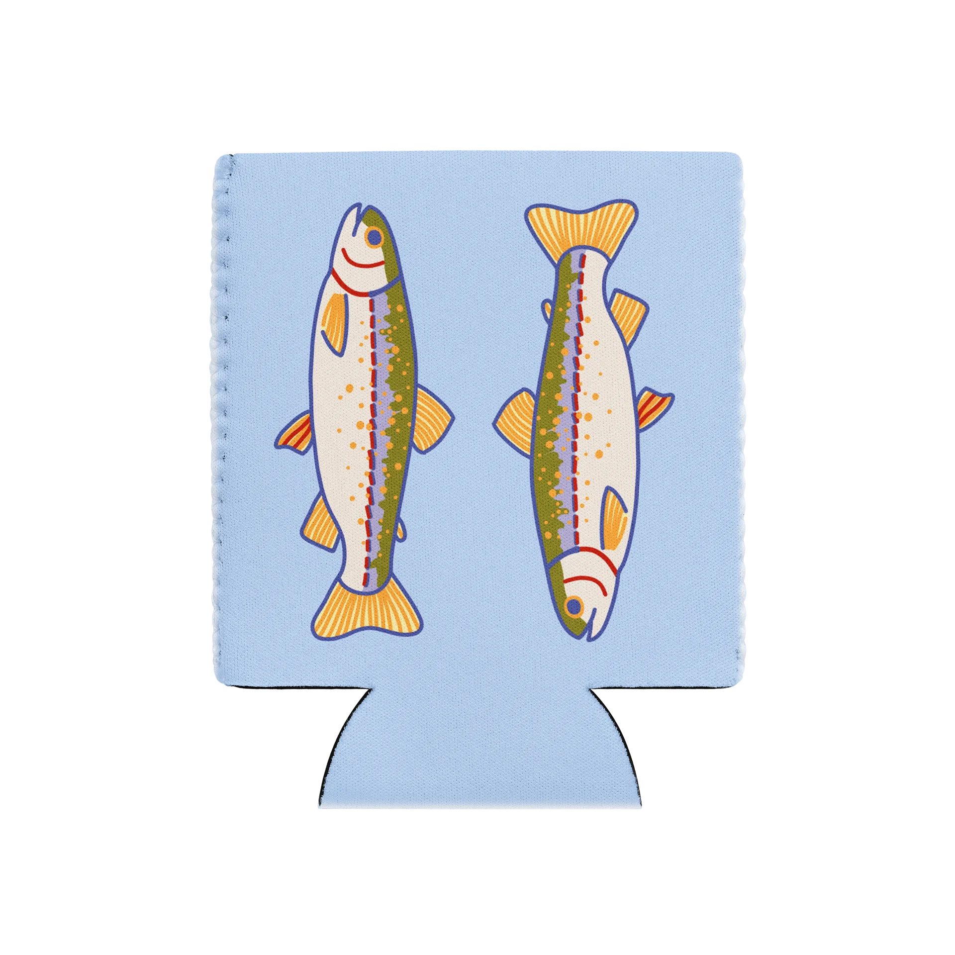 Trout Print Can Coozie product image (2)