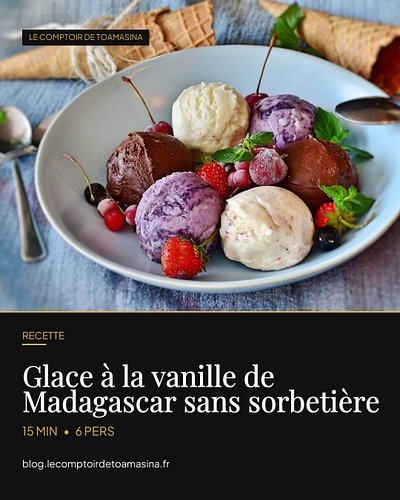 La glace maison SANS sorbetière, c'est possible 🍨
Crème fouettée + lait concentré + vraie vanille de Madagascar : une glace u...