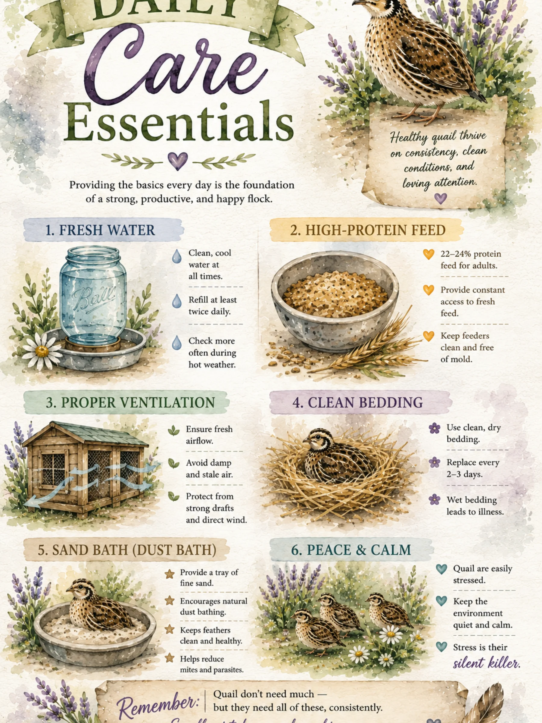 Quail Care + Beginner Quail Raising Guid product image (4)