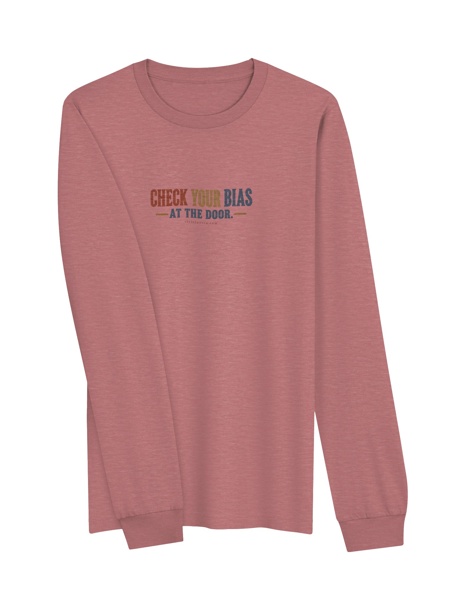 Check Your Bias At The Door Supersoft Long Sleeve T-Shirt product image (3)