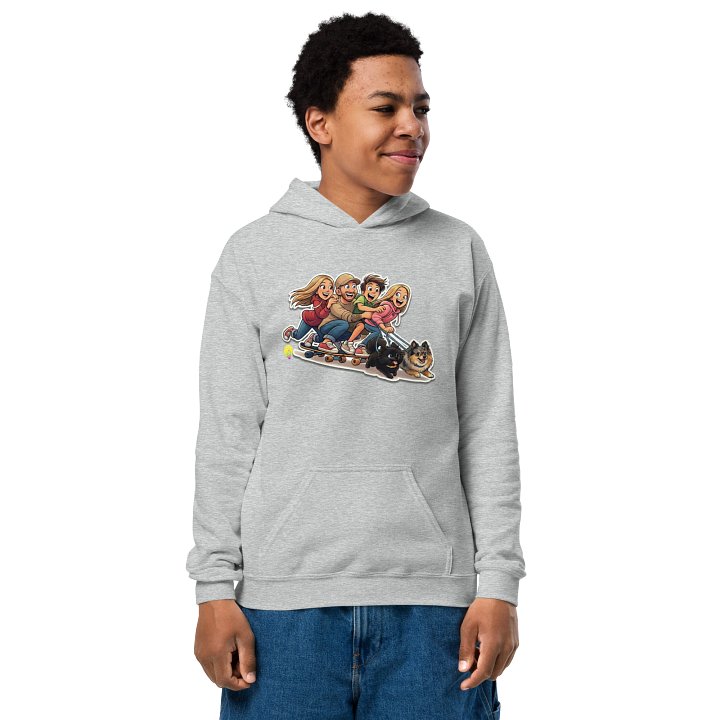 Skateboarding My PB and J Youth Hoodie product image (1)