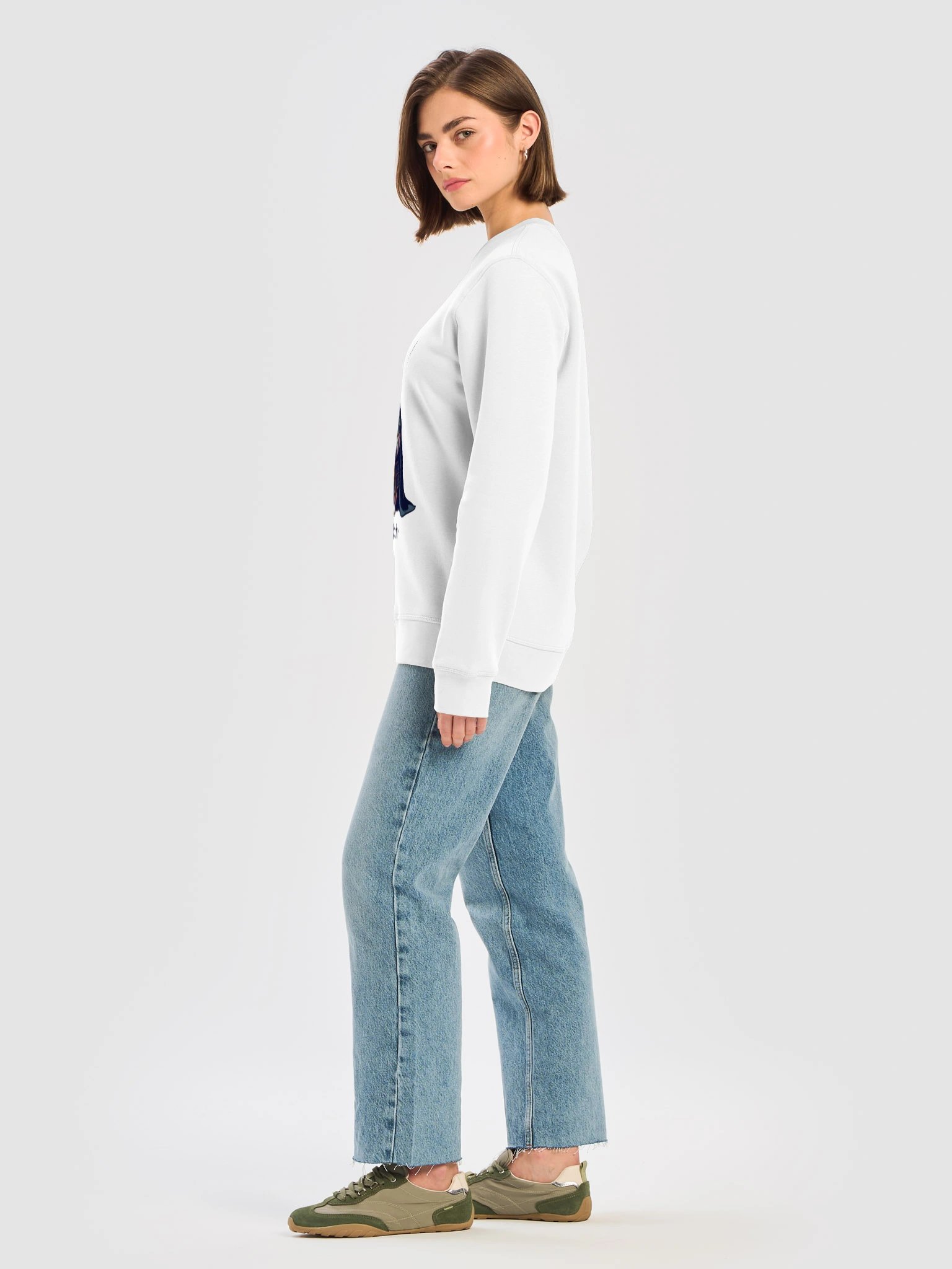 Samurai Cat Unisex Organic Sweatshirt product image (23)