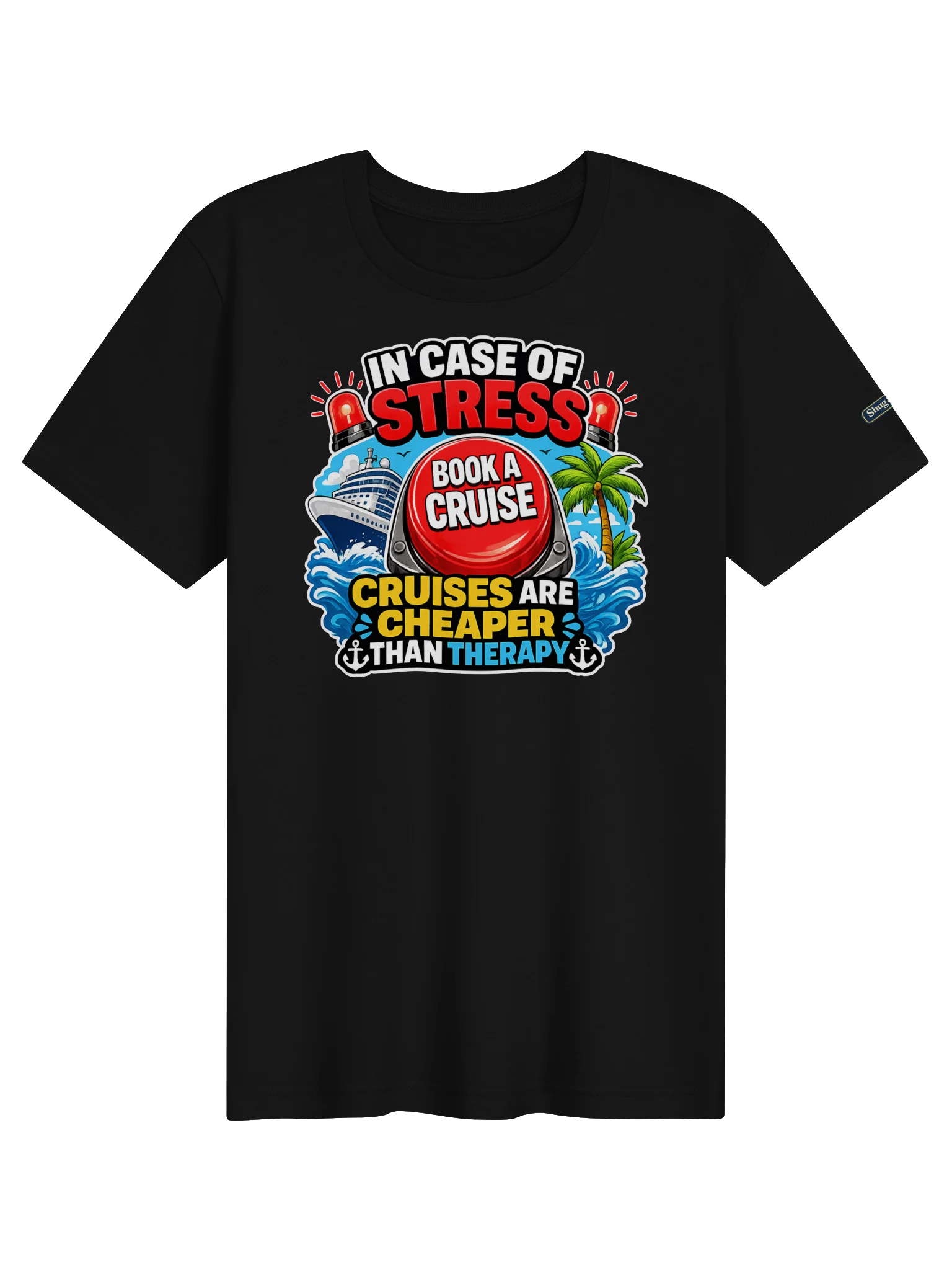 Cruises Are Cheaper Therapy T-Shirt product image (1)