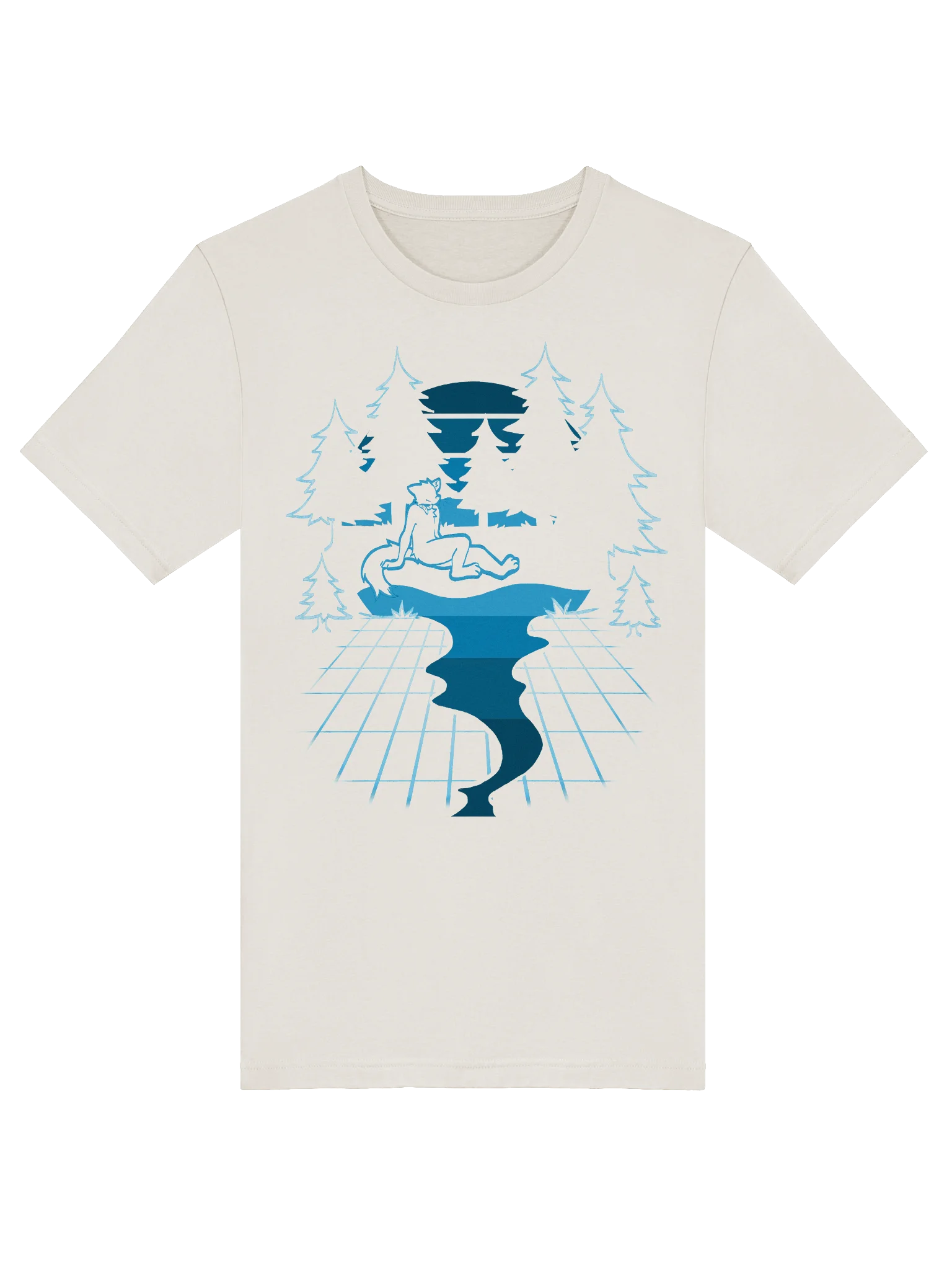 Vapourwave Skyks t-shirt (light edition) product image (5)