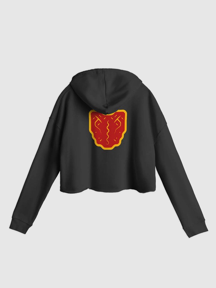 Heart and Shield Crop Hoodie product image (4)