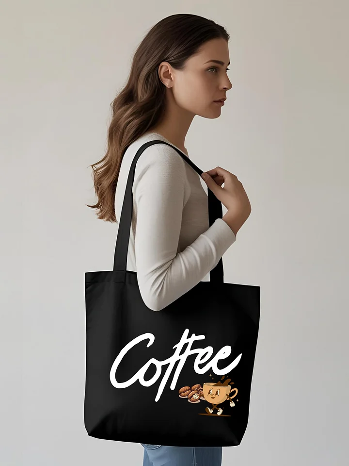 Coffee Cartoon Eco Tote Bag product image (1)