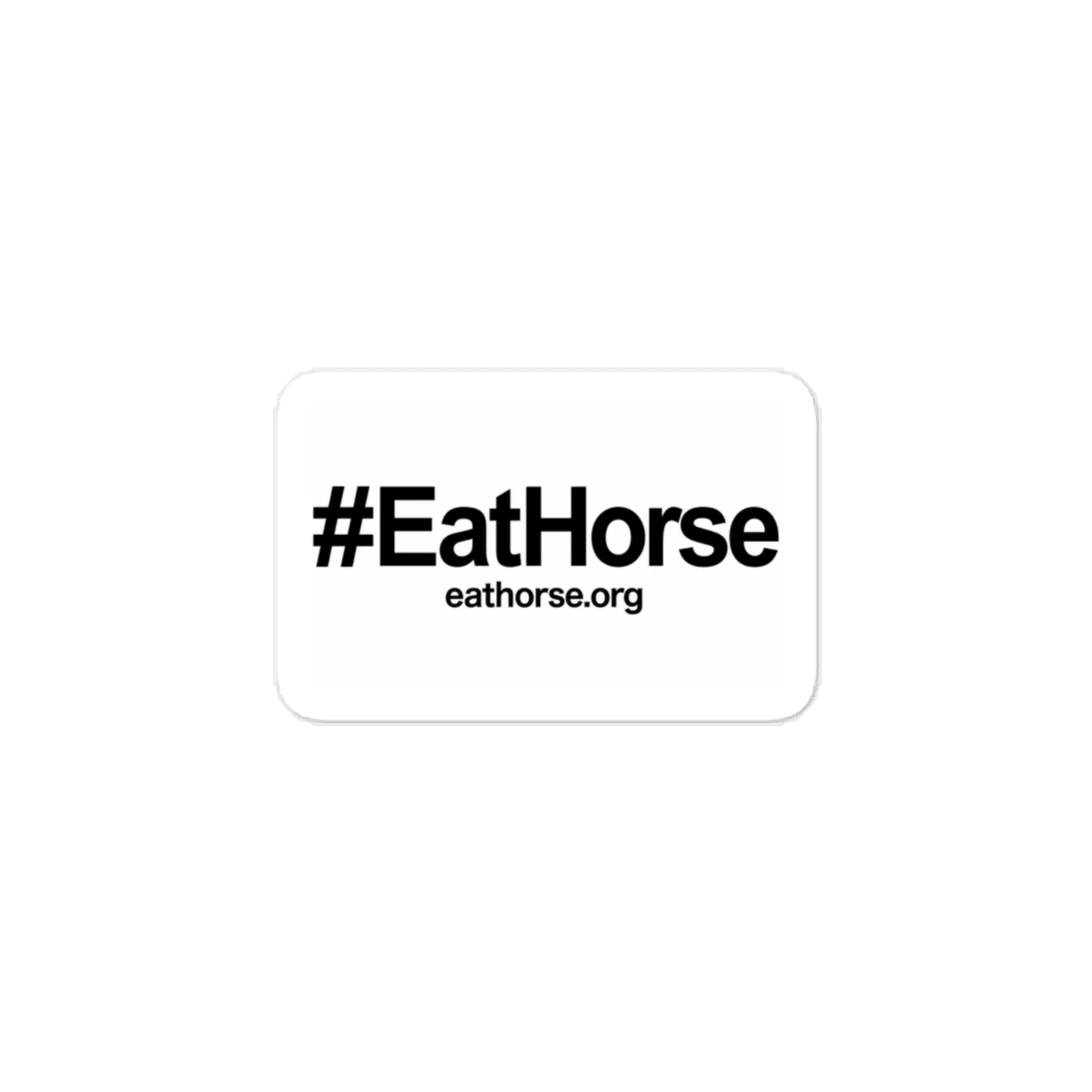 #EatHorse Vinyl Decal product image (1)