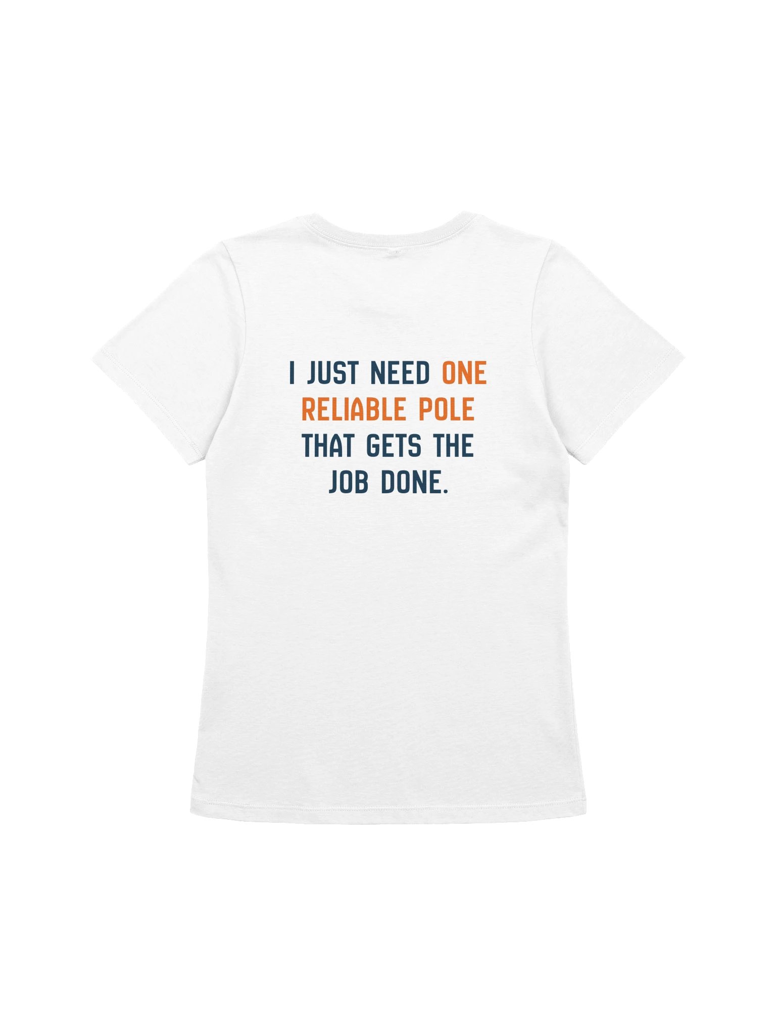 One Reliable Pole Women's Relaxed Tee (White) product image (2)