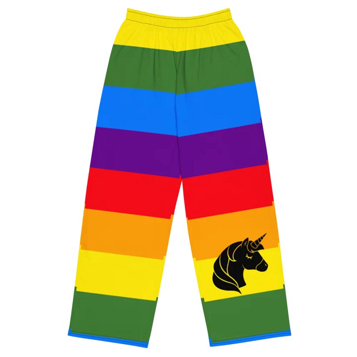 Rainbow Dreams Unisex Wide-Leg Pants product image (1)