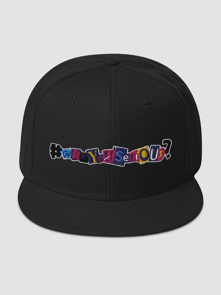 #areyouserious? Snapback Cap product image (1)