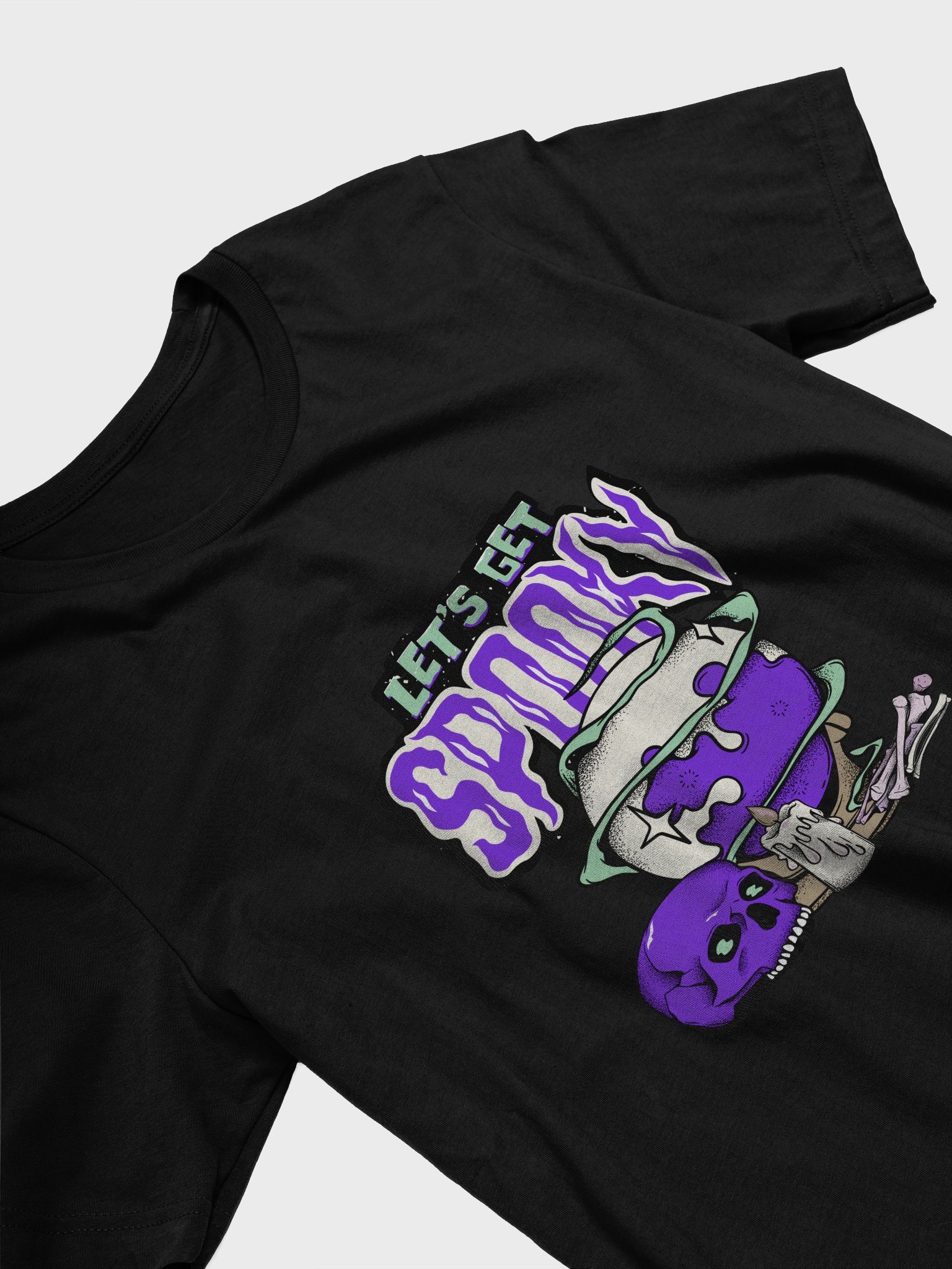 Spooky Skulls & Swirls T-Shirt product image (3)