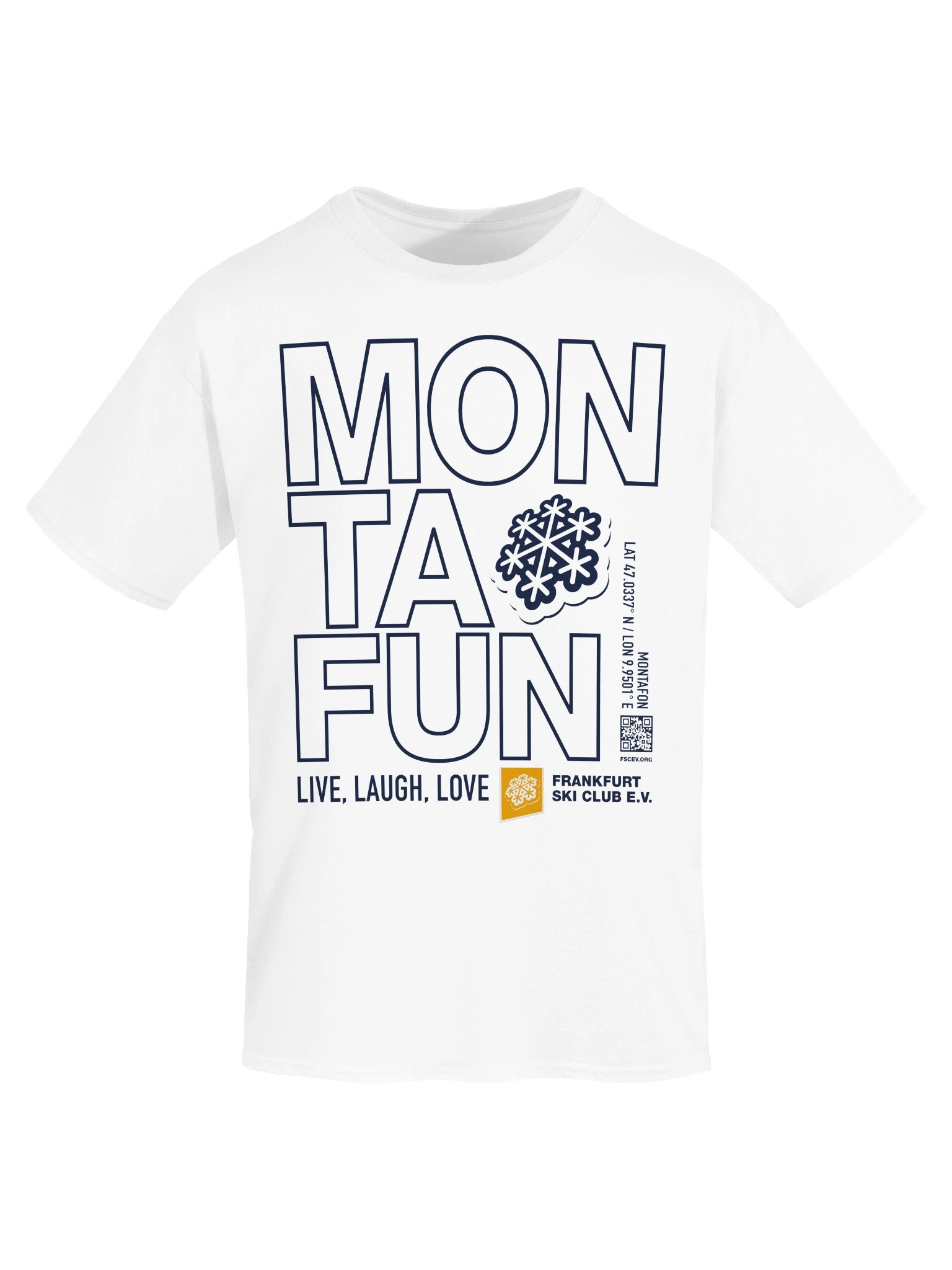Monta(fun) Live, Laugh, Love - White (front print) product image (4)