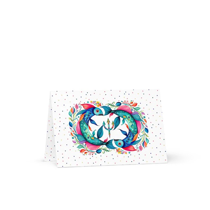 Pisces, Neptune & Pisces, Greeting Card product image (1)