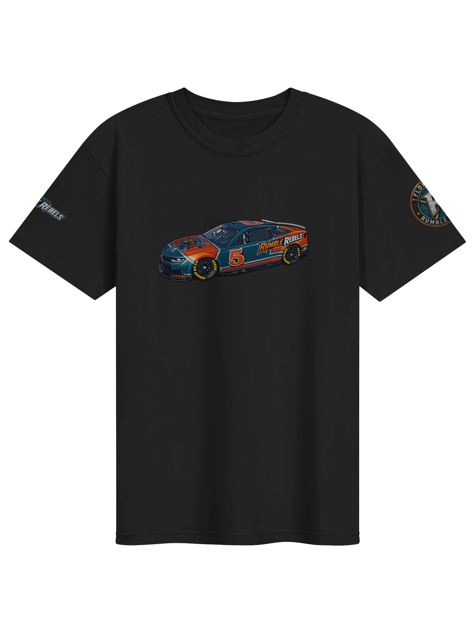 Rumble Rebels No. 5 Race Tee product image (5)