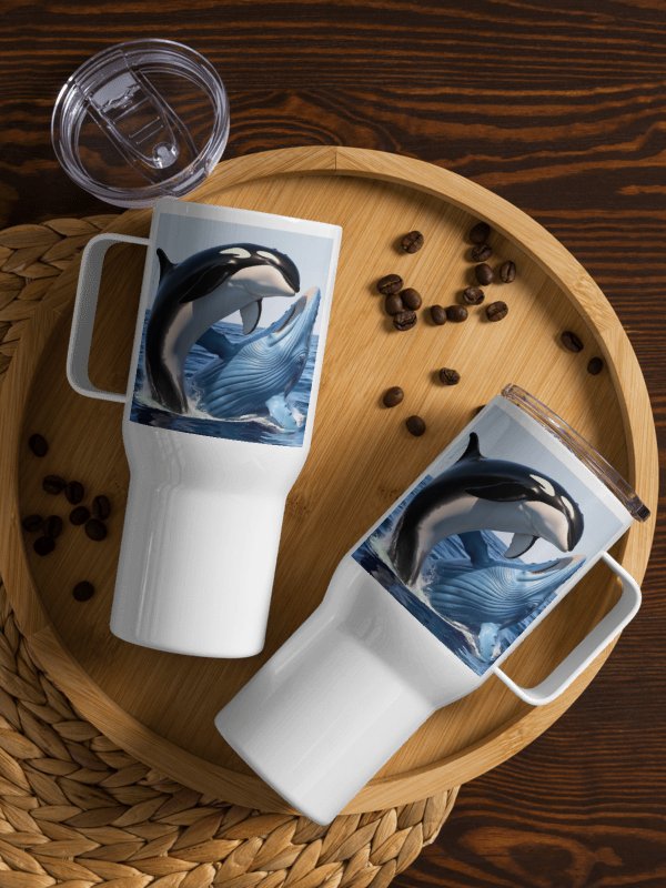 Whales Insulated Travel Mug product image (4)
