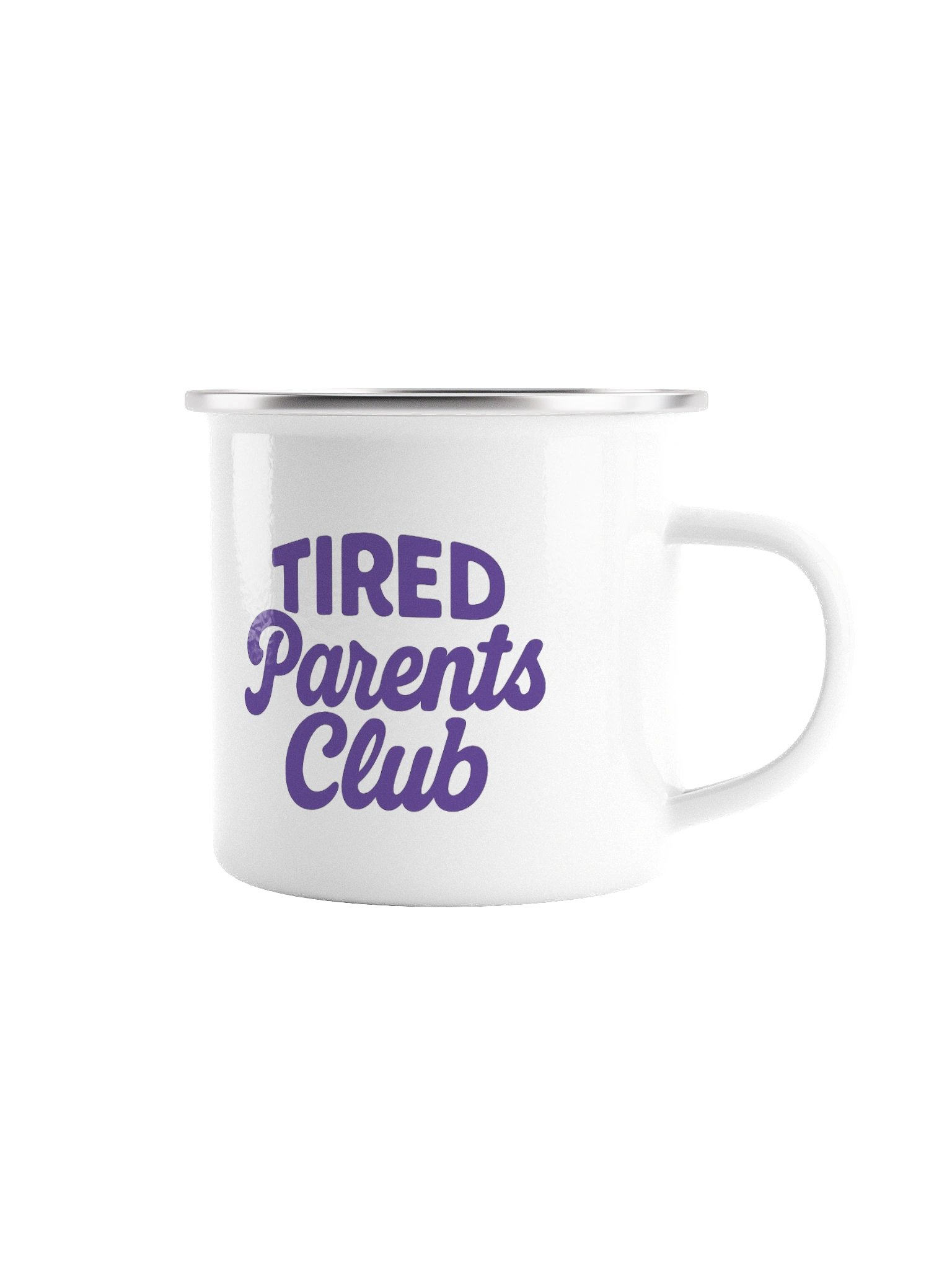 Tired Parents Club Enamel Mug product image (1)