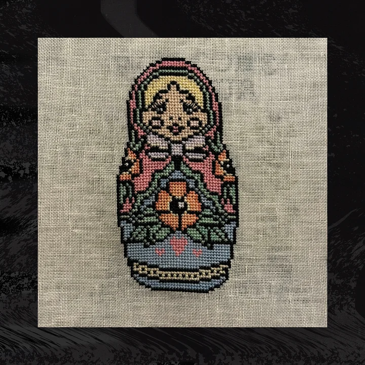 Pastel Matryoshka Doll Pattern product image (2)