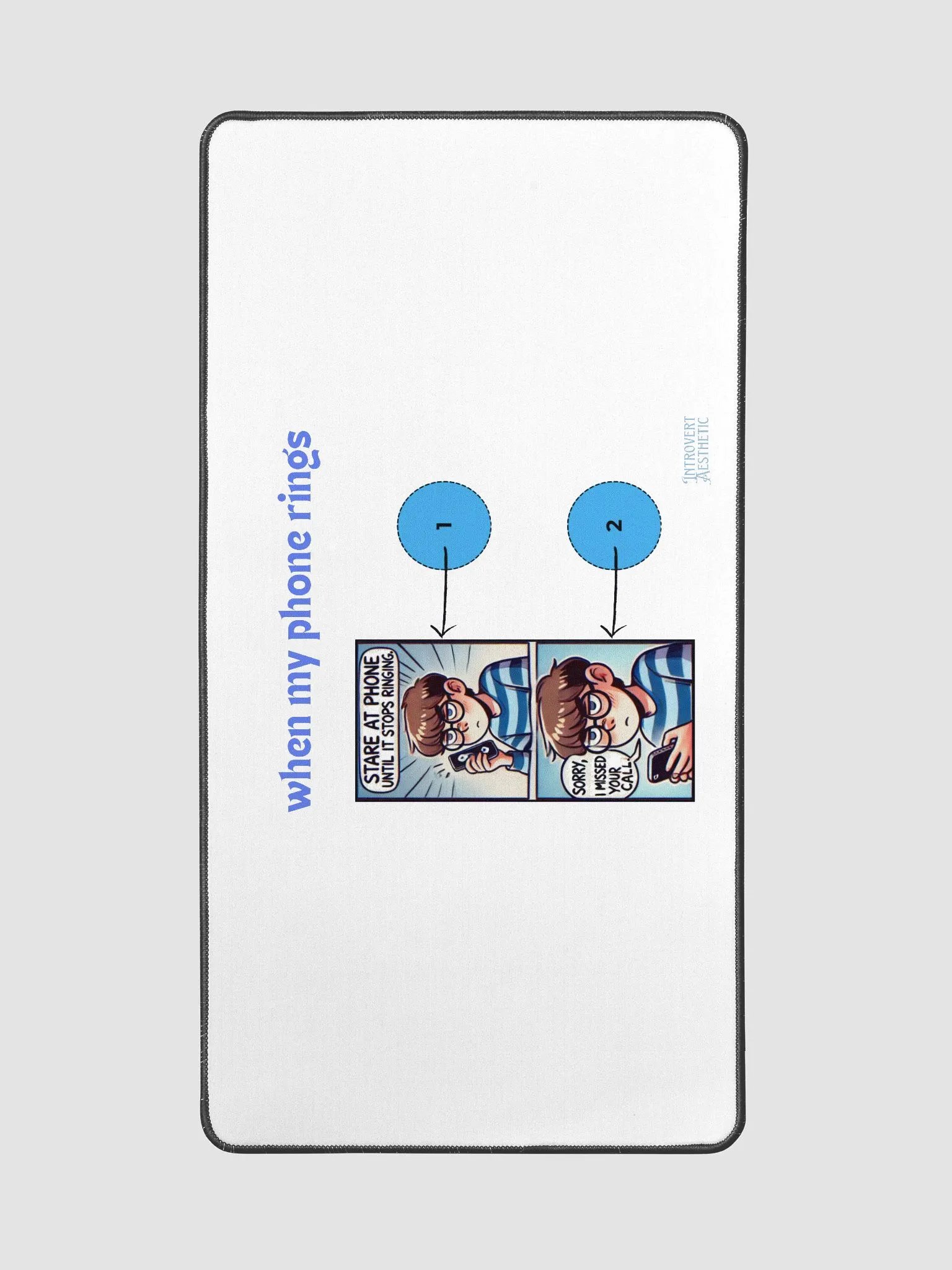 Phone Ringing Desk Mat product image (2)