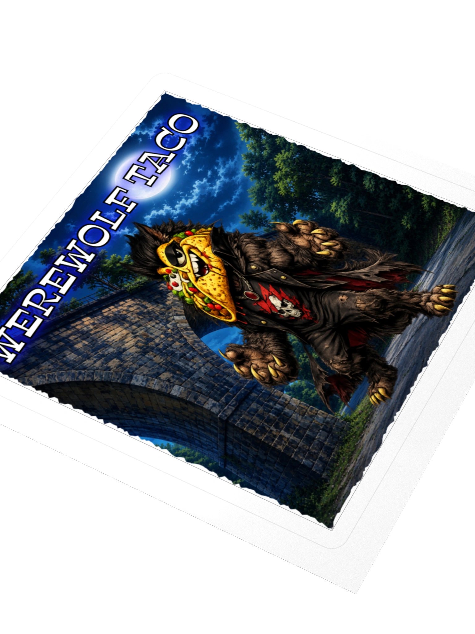 Werewolf Taco Kiss Cut Sticker - The Taco Family product image (9)