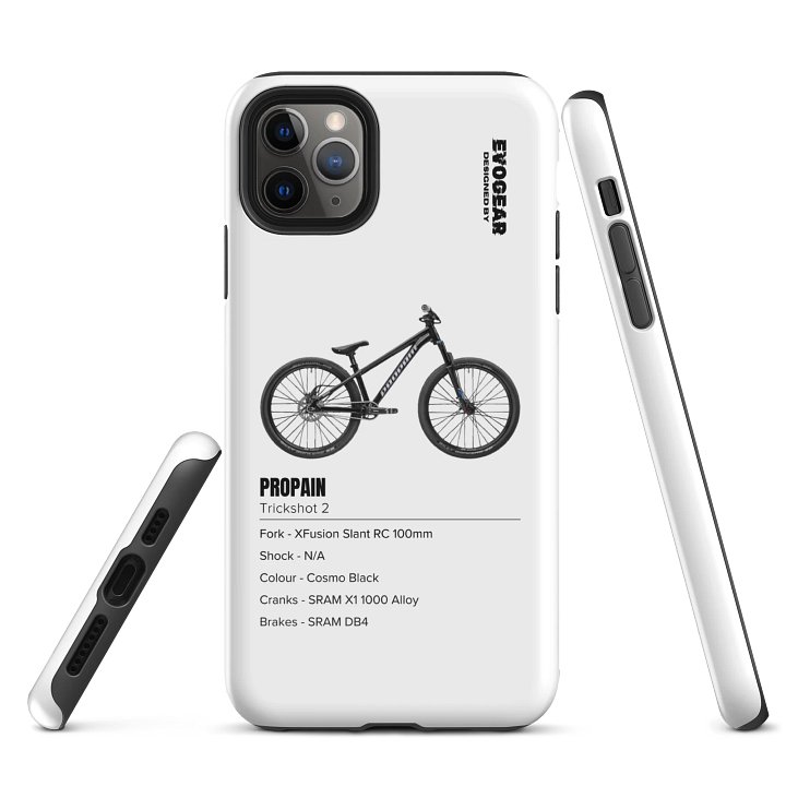 White Propain Trickshot 2 iPhone Case product image (5)