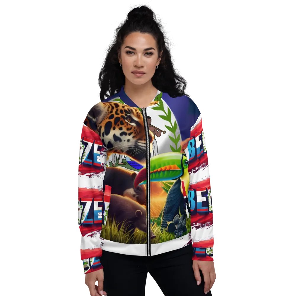 Beauty of Belize Bomber Jacket product image (7)