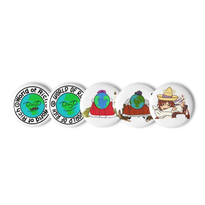 worldofrich Logo Pins + Bonus Pin product image (2)
