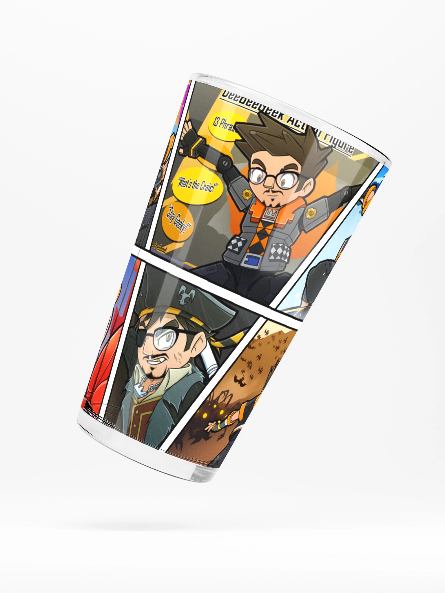 The ''KingDee Hearts'' Adventure Shaker Pint Glass product image (5)