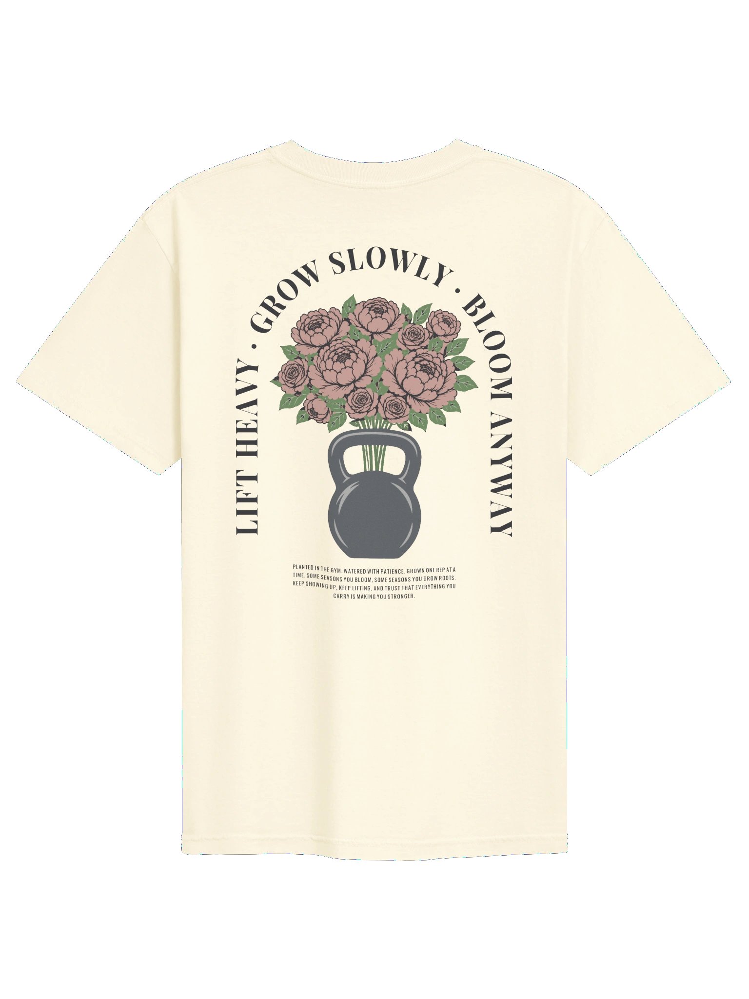 Bloom Anyway Oversized Gym Tee | Pump Cover product image (7)