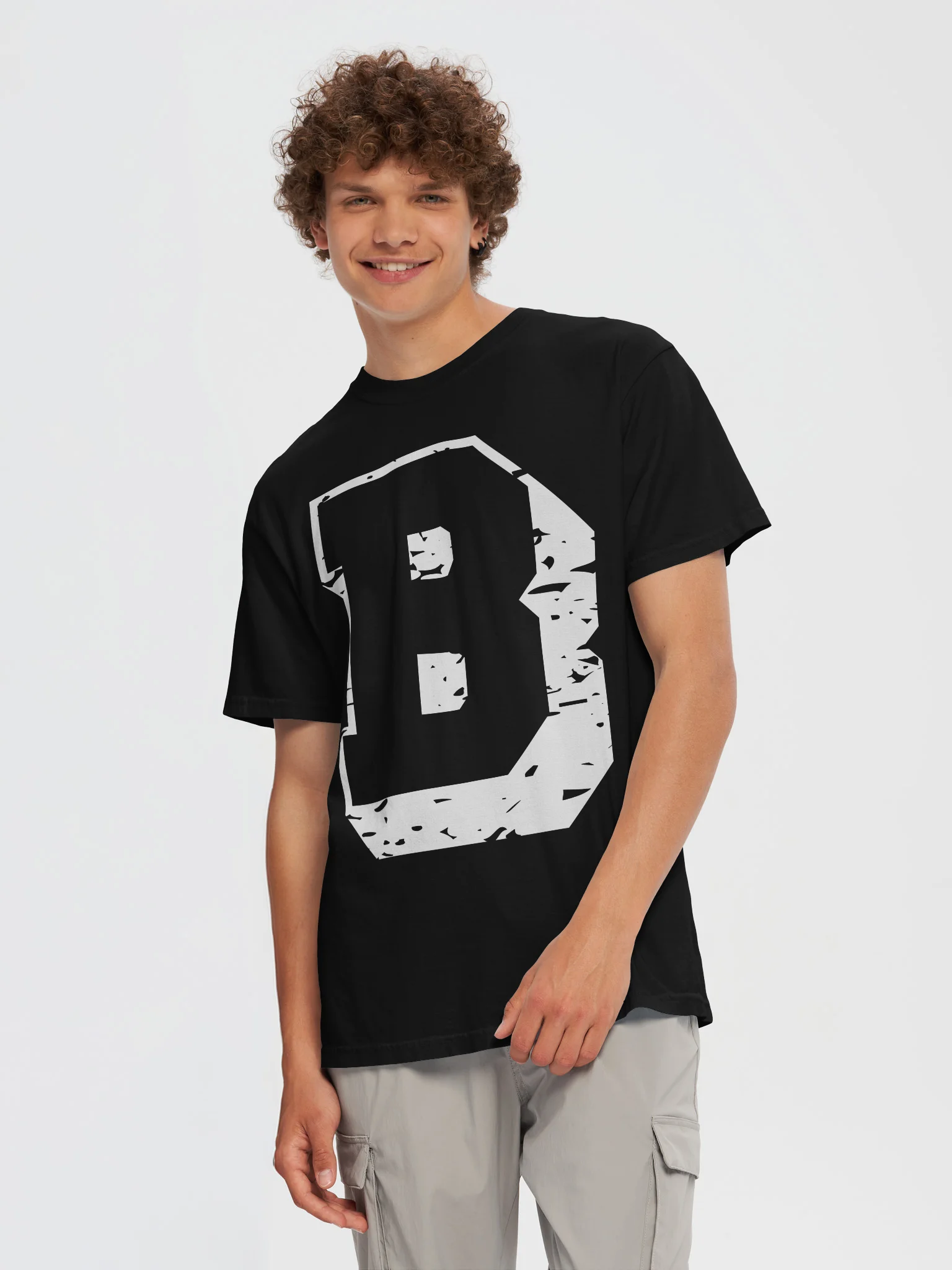 Varsity Letter B | Comfort Colors® Tee product image (5)