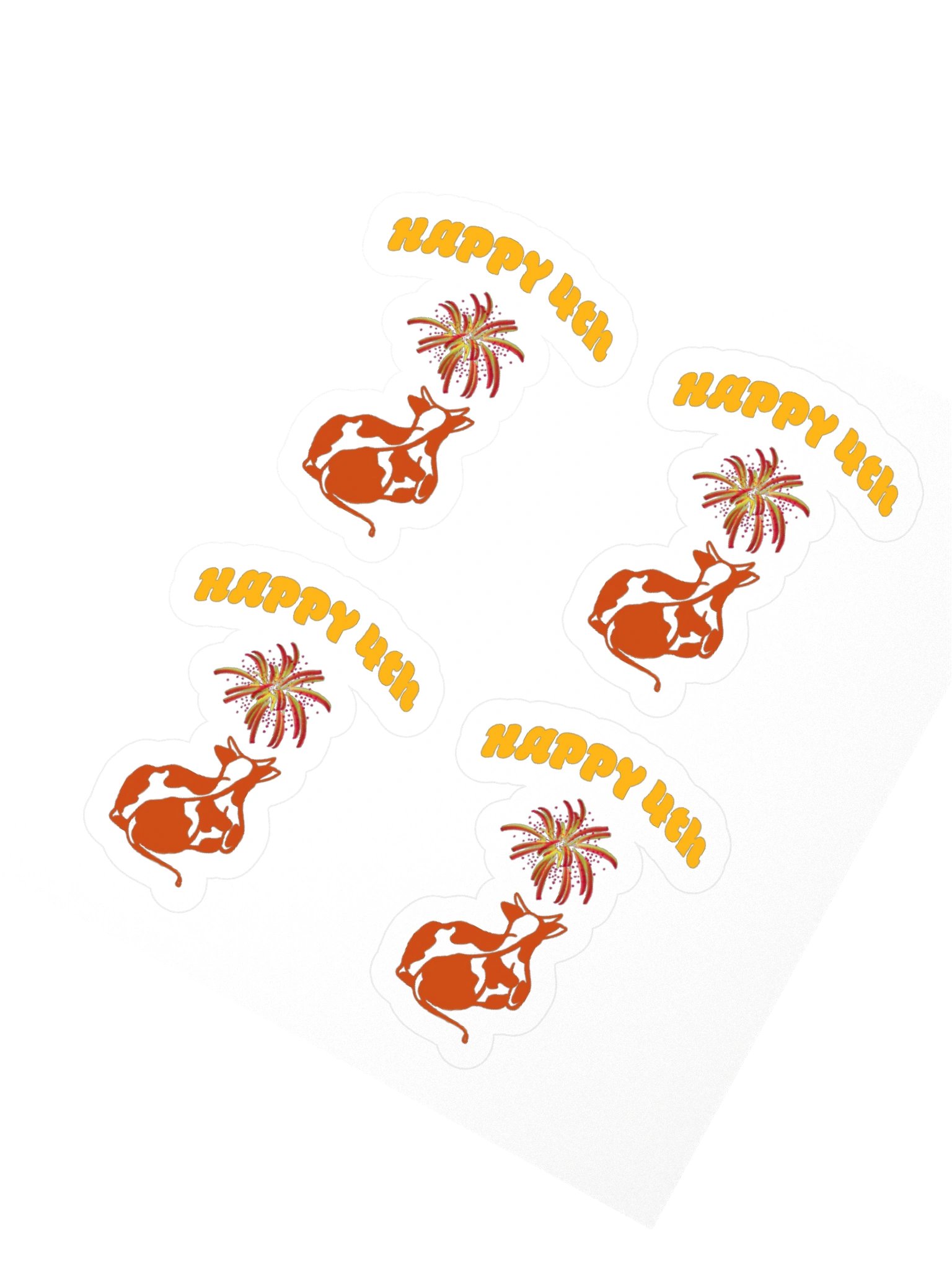 Happy 4th - Sticker (small) product image (2)