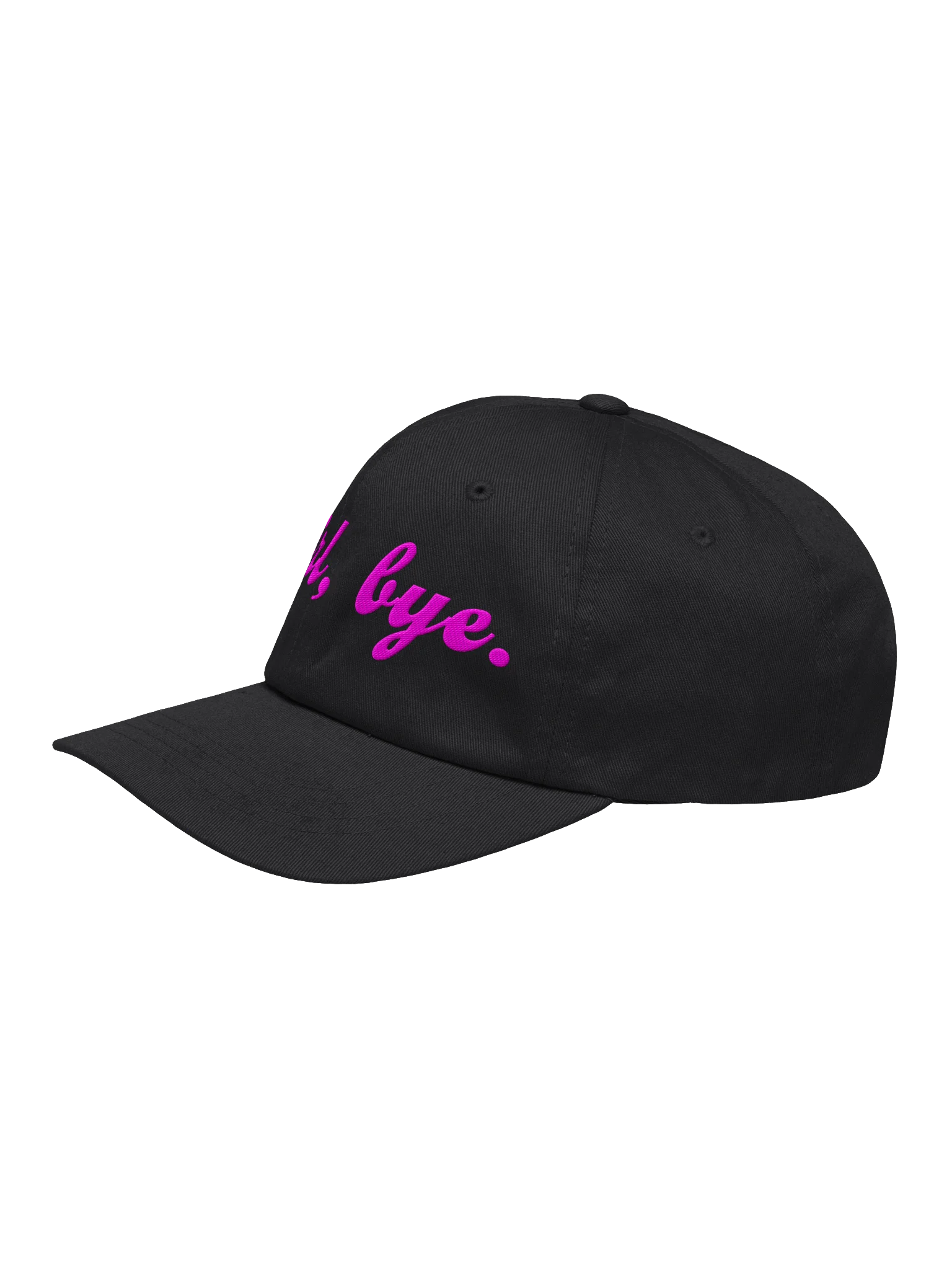Girl, Bye by Aaliyah Quick Pink Cursive Hat product image (3)