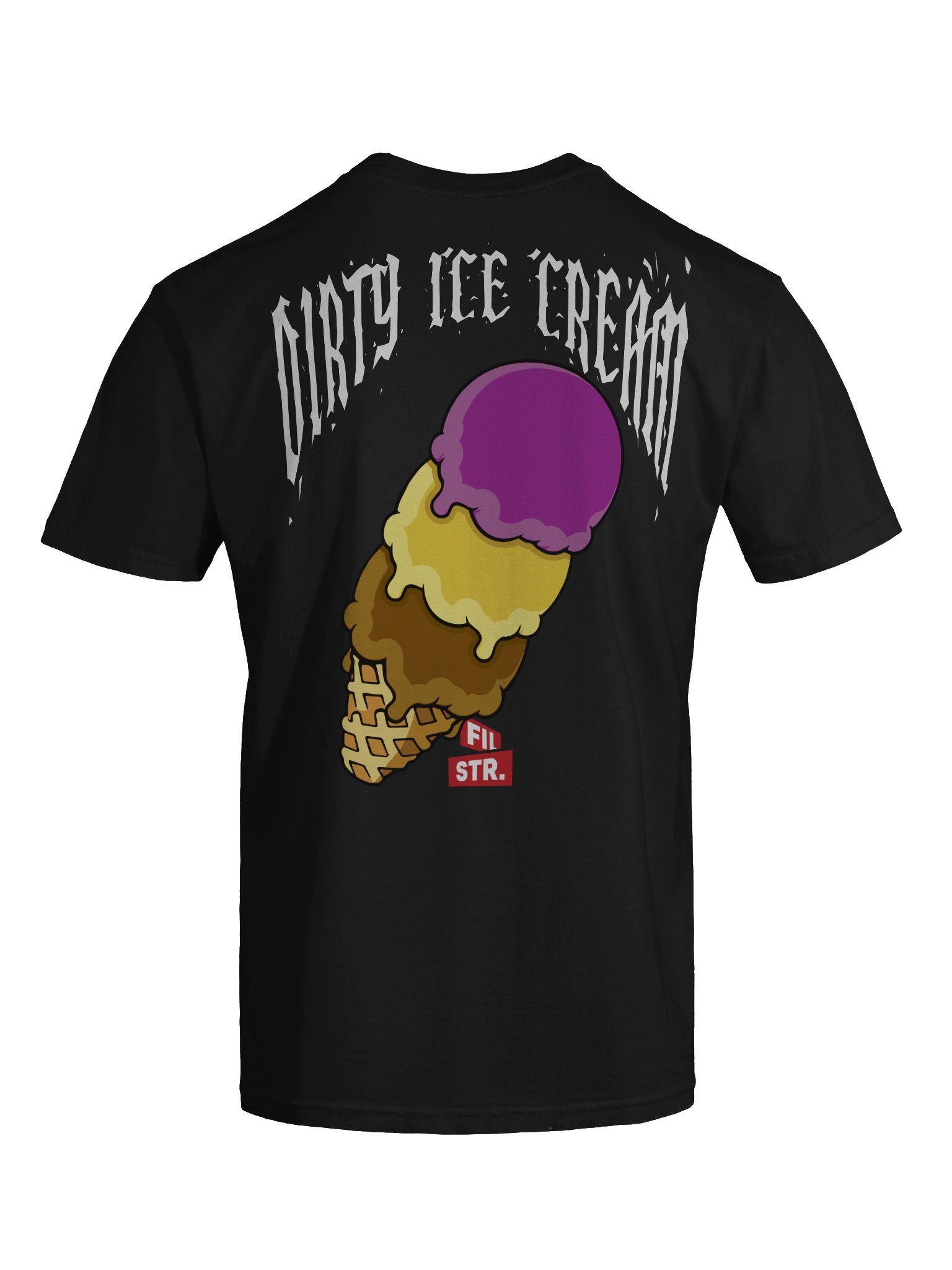 DIRTY ICE CREAM BACK-TO-BACK DARK TEE product image (2)