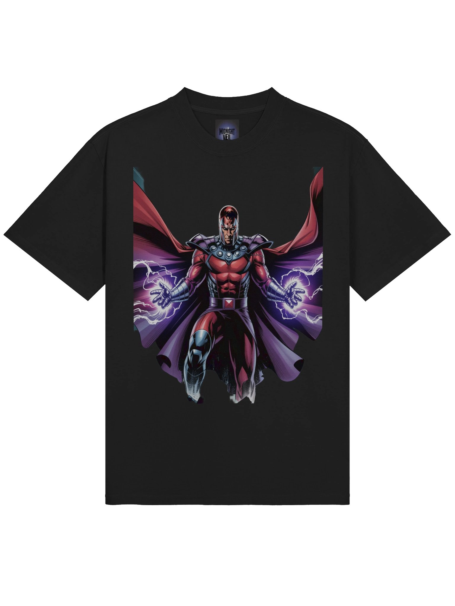 Magneto's Veil of Vengeance – Premium Oversized Faded T-Shirt product image (5)