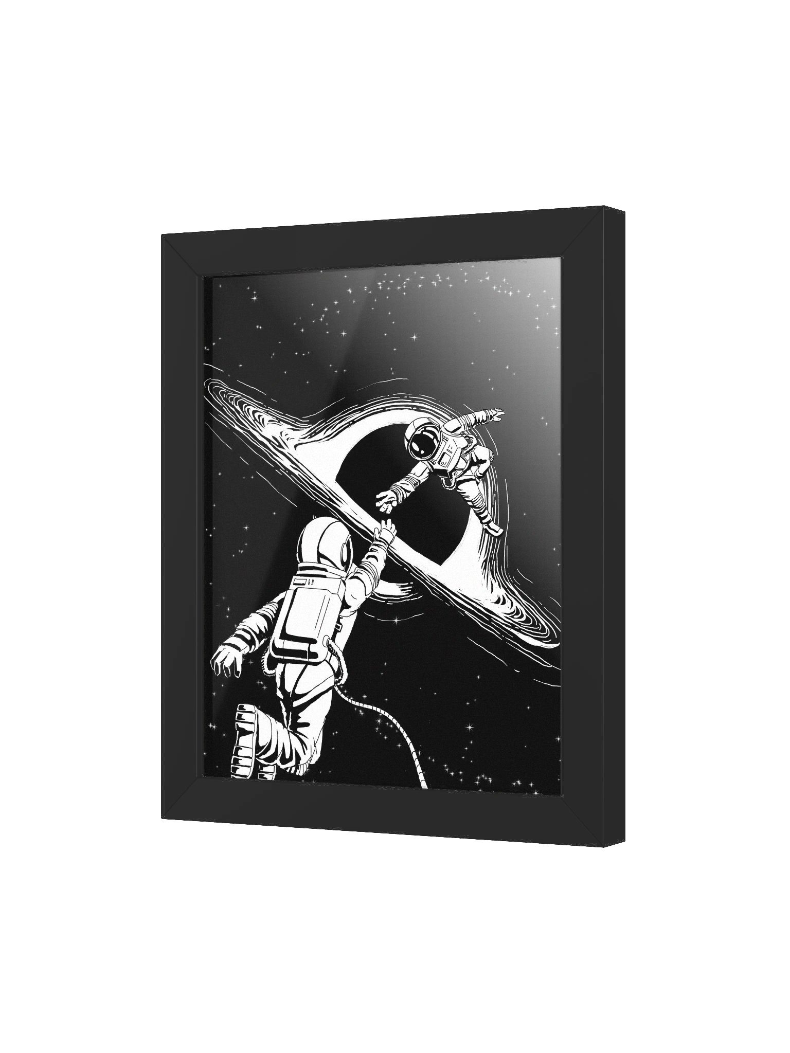 DEFY DESPAIR ASTRONAUTS framed poster product image (10)
