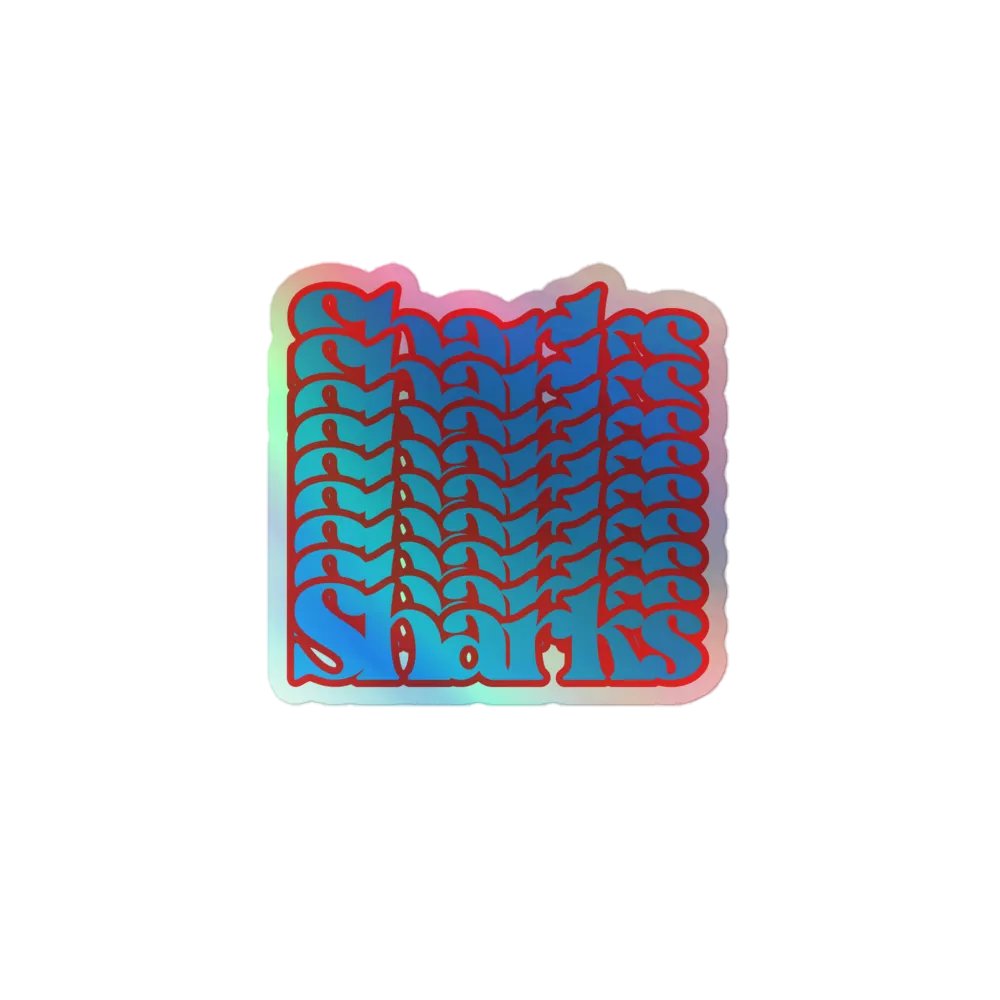 Sharks Holo Sticker product image (1)