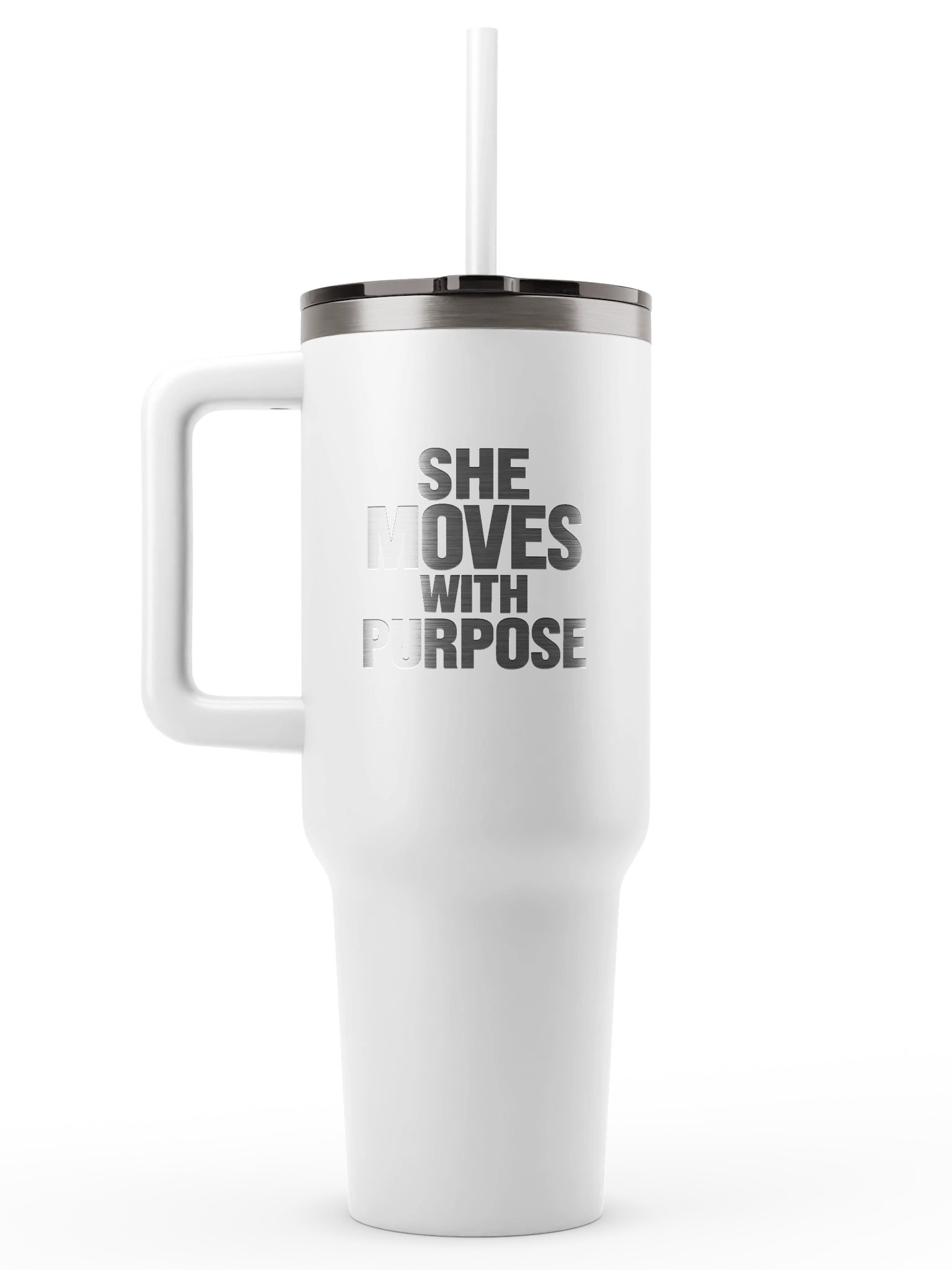 She Moves With Purpose Tumbler. product image (1)