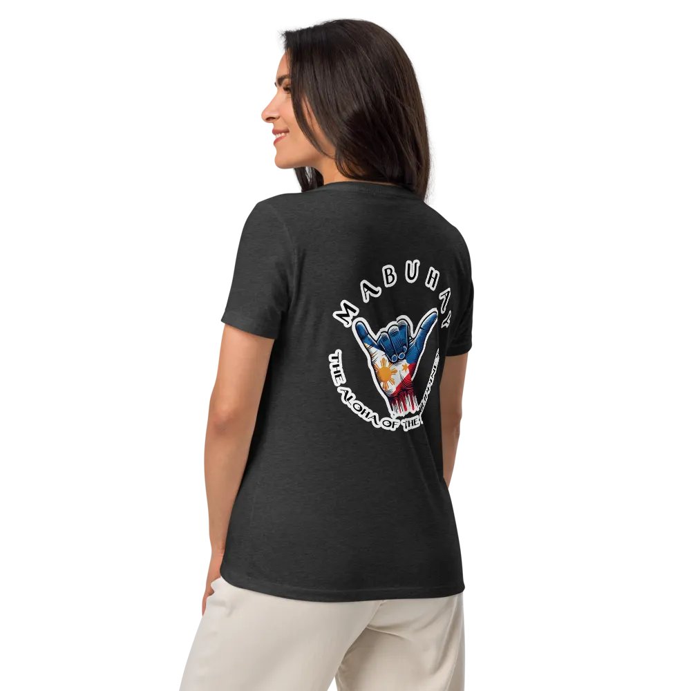 Women’s Relaxed V-Neck Tee - Mabuhay - The Aloha of the Philippines™