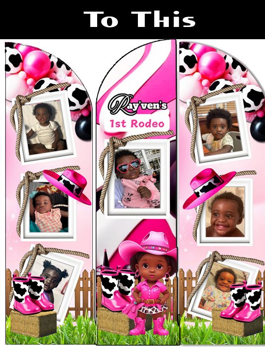 VIP Members Only! HL Wood Backdrop Template - First Rodeo - DIY Videos Included product image (2)