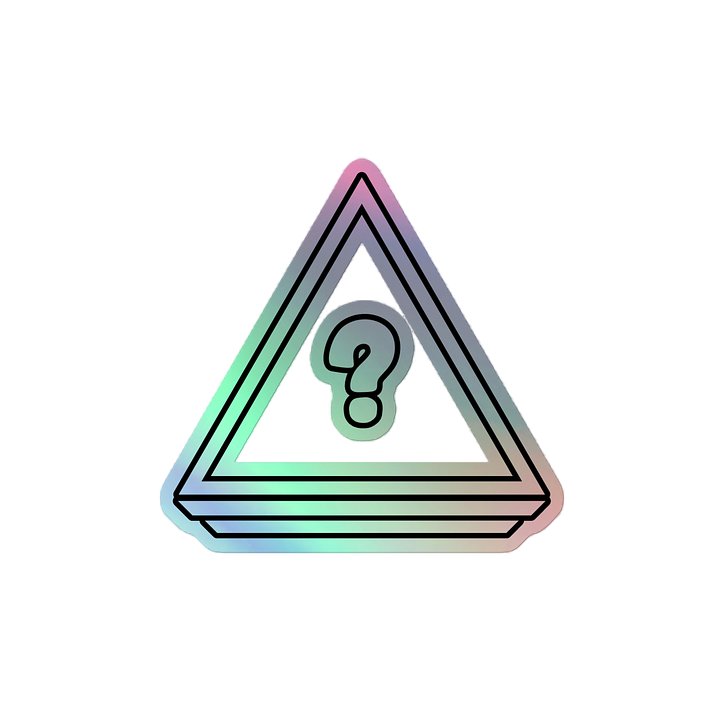 Conspiracy Inverted Sticker (Holo) product image (2)