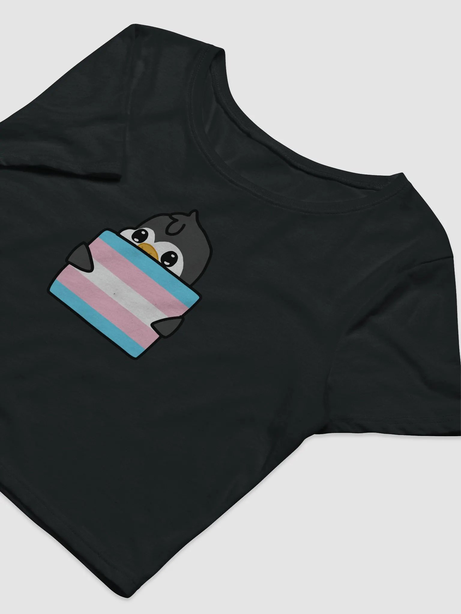 "Trans Pride" Lil' Guy - Crop Top product image (5)