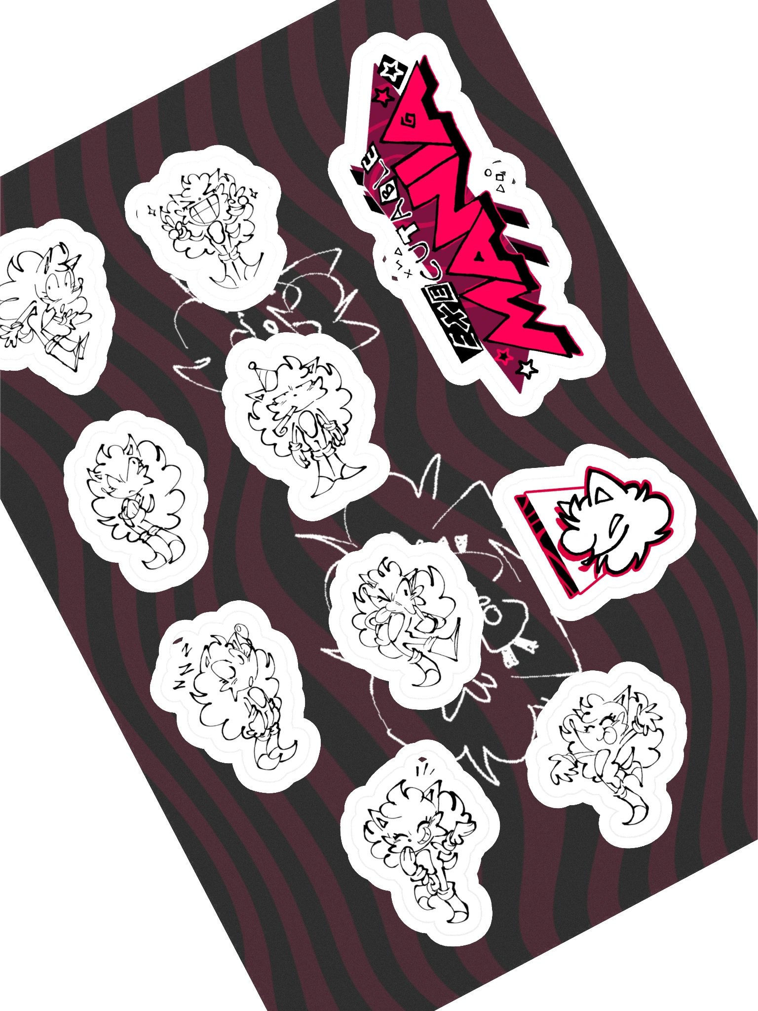 Wonkers Sticker Sheet product image (1)